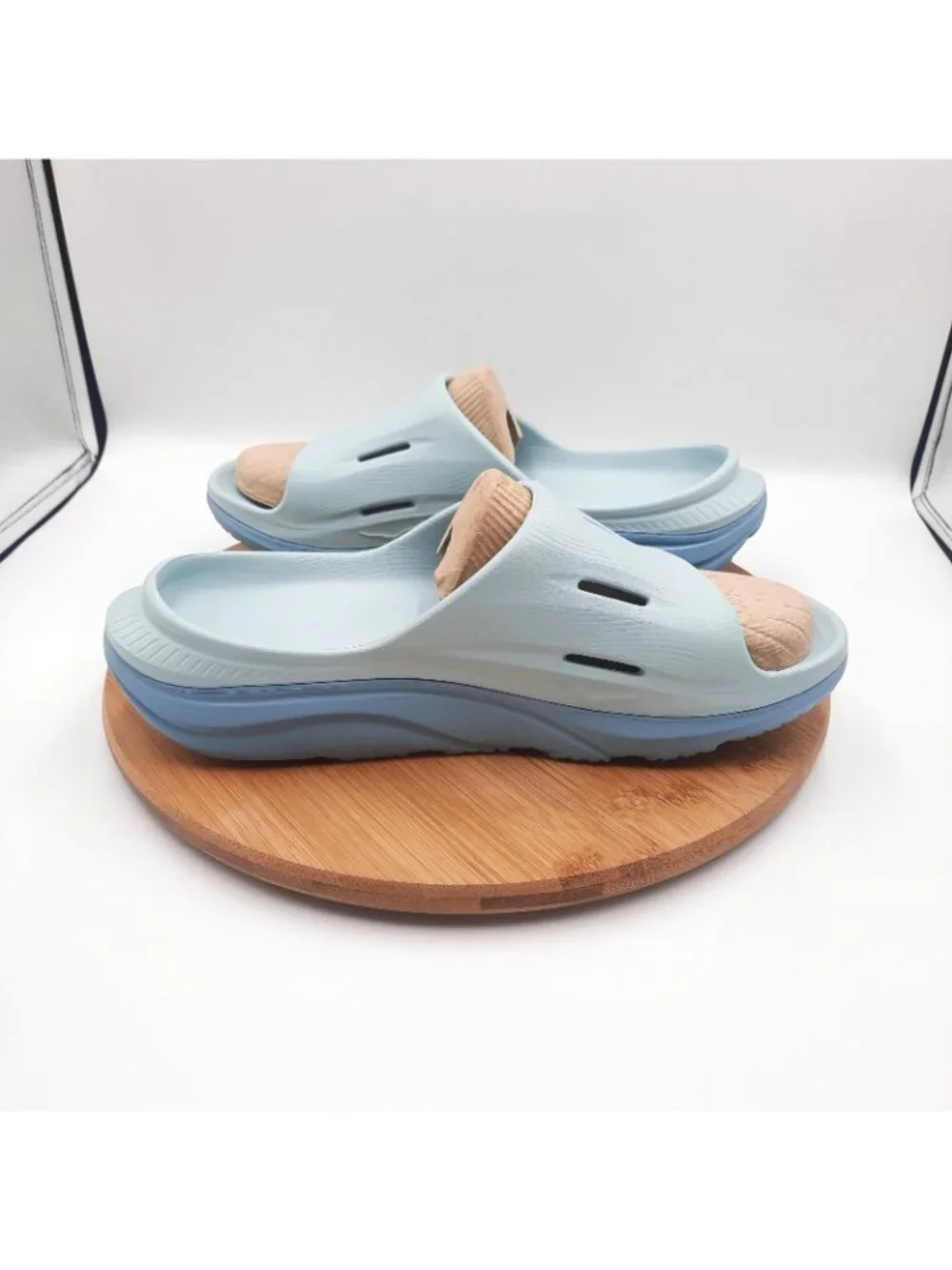 Hoka One One Ora Recovery Slide 3 Mens Size 10 Sandals Cloud Blue Slides